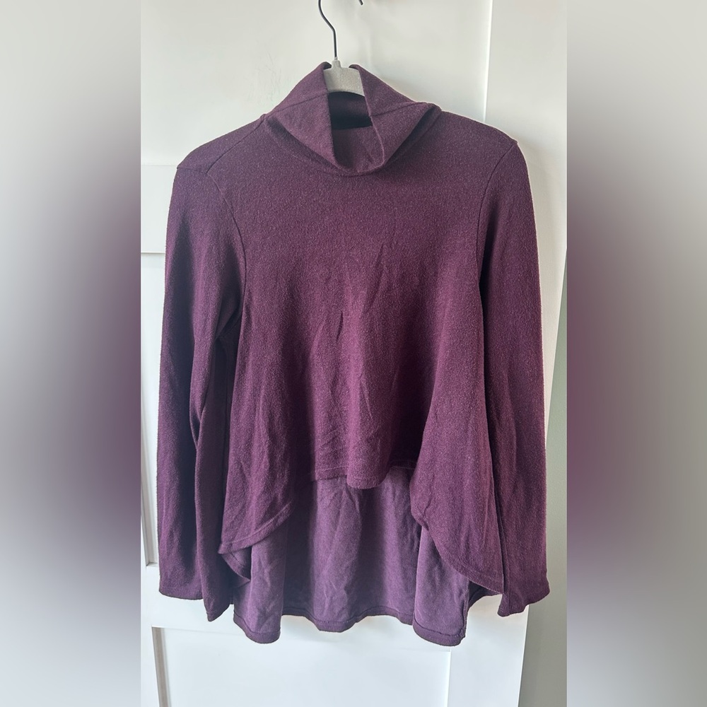 DYI Define Your Inspiration Sweater Turtleneck Plum XS/S USA Casual
